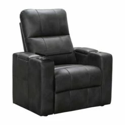 Rider Power Theater Recliner with 1 Table - Abbyson Living Brown -Living Room Chairs store unnamed file 13734