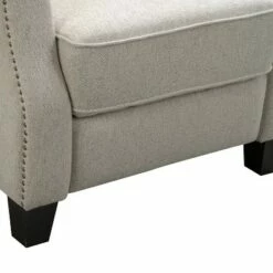 Kevin Fabric Tufted Pushback Recliner - Abbyson Living Gray -Living Room Chairs store unnamed file 13741