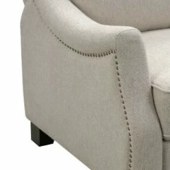 Kevin Fabric Tufted Pushback Recliner - Abbyson Living Gray -Living Room Chairs store unnamed file 13742
