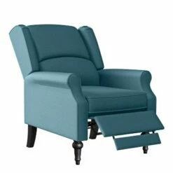 Ani Wingback Pushback Recliner Linen - ProLounger Floral Mist