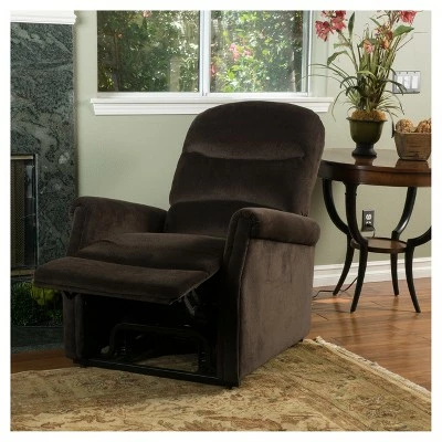 Halea Upholstered Lift Chair - Chocolate - Christopher Knight Home 5 Halea Upholstered Lift Chair - Chocolate - Christopher Knight Home - Image 3