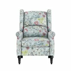 Ani Wingback Pushback Recliner Linen - ProLounger Floral Mist -Living Room Chairs store unnamed file 13763
