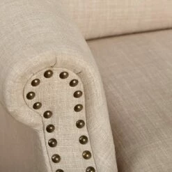 Upholstered Wing Recliner Beige - Buylateral -Living Room Chairs store unnamed file 13820