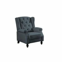 Savannah Fabric Pushback Recliner - Abbyson Living Navy Blue -Living Room Chairs store unnamed file 13847