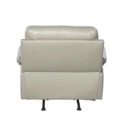Cortez Leather Recliner - Abbyson Living Beige -Living Room Chairs store unnamed file 13852
