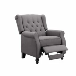 Cami Fabric Pushback Recliner Gray - Abbyson Living -Living Room Chairs store unnamed file 13874