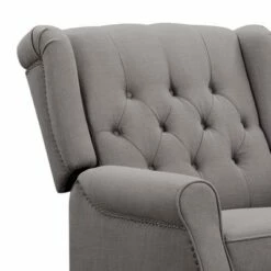 Cami Fabric Pushback Recliner Gray - Abbyson Living -Living Room Chairs store unnamed file 13876
