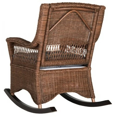Aria Rocking Chair - Brown - Safavieh 5 Aria Rocking Chair - Brown - Safavieh - Image 3