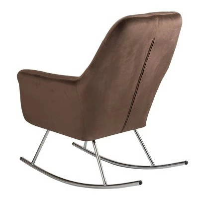 Gift Mark Deluxe Adult Rocking Chair with Chrome Legs 4 Gift Mark Deluxe Adult Rocking Chair with Chrome Legs - Image 2