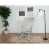 Gift Mark Modern Wooden Rocking Chair - Gray -Living Room Chairs store unnamed file 13989