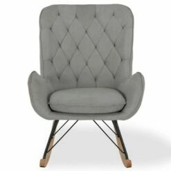 Baby Relax Zander Rocker Chair with Side Storage Pockets Blue