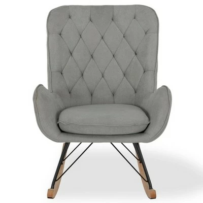 Baby Relax Zander Rocker Chair with Side Storage Pockets Blue 3 Baby Relax Zander Rocker Chair with Side Storage Pockets Blue