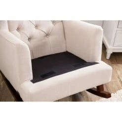 Asher Fabric Rocker Beige - Abbyson Living -Living Room Chairs store unnamed file 14026