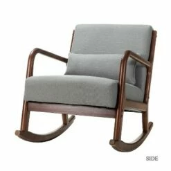 Rocking Chair with a Lumbar Pillow | Karat Home -Living Room Chairs store unnamed file 14054