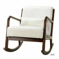 Rocking Chair with a Lumbar Pillow | Karat Home -Living Room Chairs store unnamed file 14055