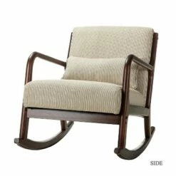 Rocking Chair with a Lumbar Pillow | Karat Home -Living Room Chairs store unnamed file 14057