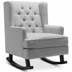 Best Choice Products Rocking Accent Chair, Tufted Upholstered Wingback for Home, Nursery w/ Wood Frame 19 Best Choice Products Rocking Accent Chair, Tufted Upholstered Wingback for Home, Nursery w/ Wood Frame -Living Room Chairs store unnamed file 14067