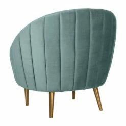 Razia Channel Tufted Tub Chair Sea Foam - Safavieh -Living Room Chairs store unnamed file 1407