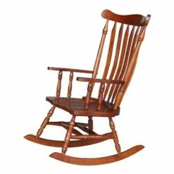 Rocking Chair Solid Wood - International Concepts Cherry -Living Room Chairs store unnamed file 14071