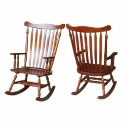 Rocking Chair Solid Wood - International Concepts Cherry -Living Room Chairs store unnamed file 14075
