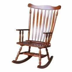 Rocking Chair Solid Wood - International Concepts Cherry -Living Room Chairs store unnamed file 14076