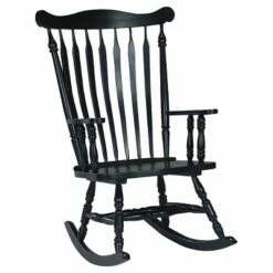 Rocking Chair Solid Wood - International Concepts Cherry -Living Room Chairs store unnamed file 14077