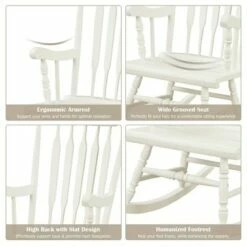 Costway Solid Wood Rocking Chair Porch Rocker Indoor Outdoor Seat Glossy Finish WhiteCoffee 19 Costway Solid Wood Rocking Chair Porch Rocker Indoor Outdoor Seat Glossy Finish WhiteCoffee -Living Room Chairs store unnamed file 14191