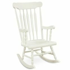 Costway Solid Wood Rocking Chair Porch Rocker Indoor Outdoor Seat Glossy Finish WhiteCoffee 21 Costway Solid Wood Rocking Chair Porch Rocker Indoor Outdoor Seat Glossy Finish WhiteCoffee -Living Room Chairs store unnamed file 14193