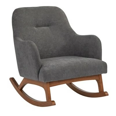 Mick Rocking Chair - Lifestorey Dark Gray 6 Mick Rocking Chair - Lifestorey Dark Gray - Image 4