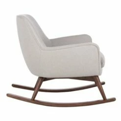 Mack Mid-Century Rocking Chair Light Gray - Safavieh -Living Room Chairs store unnamed file 14219