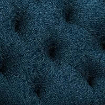 Boston Tufted Fabric Rocking Chair Navy Blue - CorLiving 6 Boston Tufted Fabric Rocking Chair Navy Blue - CorLiving - Image 4