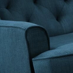 Boston Tufted Fabric Rocking Chair Navy Blue - CorLiving 12 Boston Tufted Fabric Rocking Chair Navy Blue - CorLiving -Living Room Chairs store unnamed file 14229