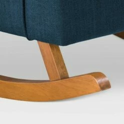 Boston Tufted Fabric Rocking Chair Navy Blue - CorLiving 13 Boston Tufted Fabric Rocking Chair Navy Blue - CorLiving -Living Room Chairs store unnamed file 14230