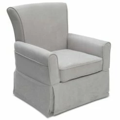 Delta Children Benbridge Nursery Glider Swivel Rocker Chair Dove Grey With Soft Grey -Living Room Chairs store unnamed file 14239