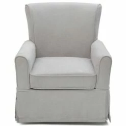 Delta Children Benbridge Nursery Glider Swivel Rocker Chair Dove Grey With Soft Grey -Living Room Chairs store unnamed file 14241