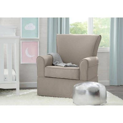 Delta Children Epic Nursery Glider Swivel Rocker Chair Taupe 2 Delta Children Epic Nursery Glider Swivel Rocker Chair Taupe