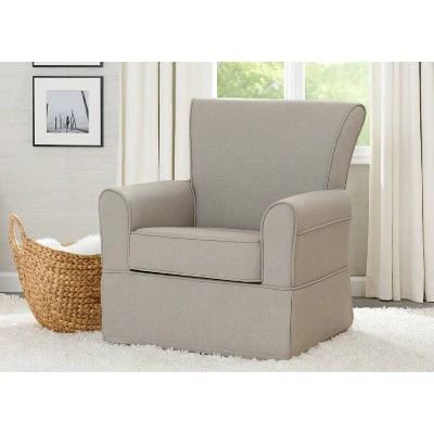 Delta Children Epic Nursery Glider Swivel Rocker Chair Taupe 3 Delta Children Epic Nursery Glider Swivel Rocker Chair Taupe - Image 2