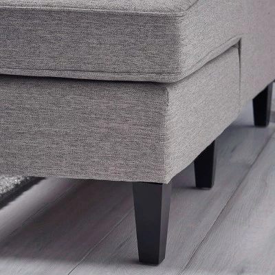 Doolittle Modern Slipper Chair Light Gray - Christopher Knight Home 6 Doolittle Modern Slipper Chair Light Gray - Christopher Knight Home - Image 4