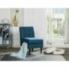 Simple Relax Fabric Storage Accent Chair in Blue -Living Room Chairs store unnamed file 14312