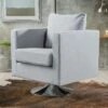 Holden Modern Swivel Accent Chair - Christopher Knight Home Navy