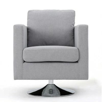 Holden Modern Swivel Accent Chair - Christopher Knight Home Navy 6 Holden Modern Swivel Accent Chair - Christopher Knight Home Navy - Image 4