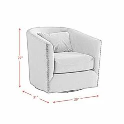 Zola Swivel Chair - Picket House Furnishings Cobalt -Living Room Chairs store unnamed file 14380