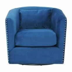 Zola Swivel Chair - Picket House Furnishings Cobalt -Living Room Chairs store unnamed file 14382