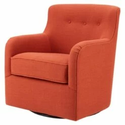 Madison Park Findlay Swivel Chair Spice -Living Room Chairs store unnamed file 14399