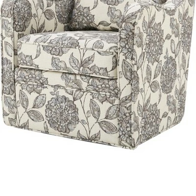 Madison Park Floral Swivel Accent Chair 7 Madison Park Floral Swivel Accent Chair - Image 5
