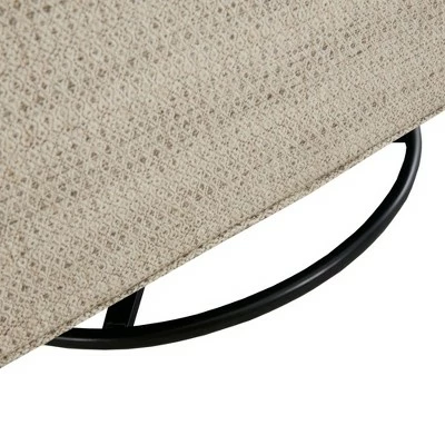 Madison Park Felton Swivel Glider Chair Tan 9 Madison Park Felton Swivel Glider Chair Tan - Image 7