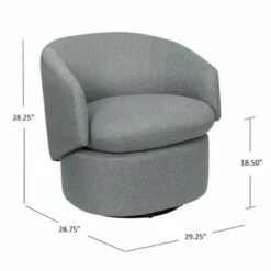 eLuxury Cocoon Swivel Chair