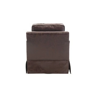 Classic Swivel Club Chair - WOVENBYRD Gray 4 Classic Swivel Club Chair - WOVENBYRD Gray - Image 2