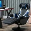 Vinsetto Racing Style Video Game Chair Living Room Recliner with Reclining Backrest and Footrest