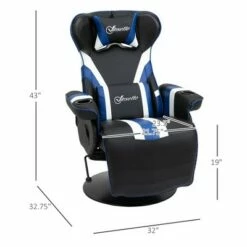 Vinsetto Racing Style Video Game Chair Living Room Recliner with Reclining Backrest and Footrest -Living Room Chairs store unnamed file 14599